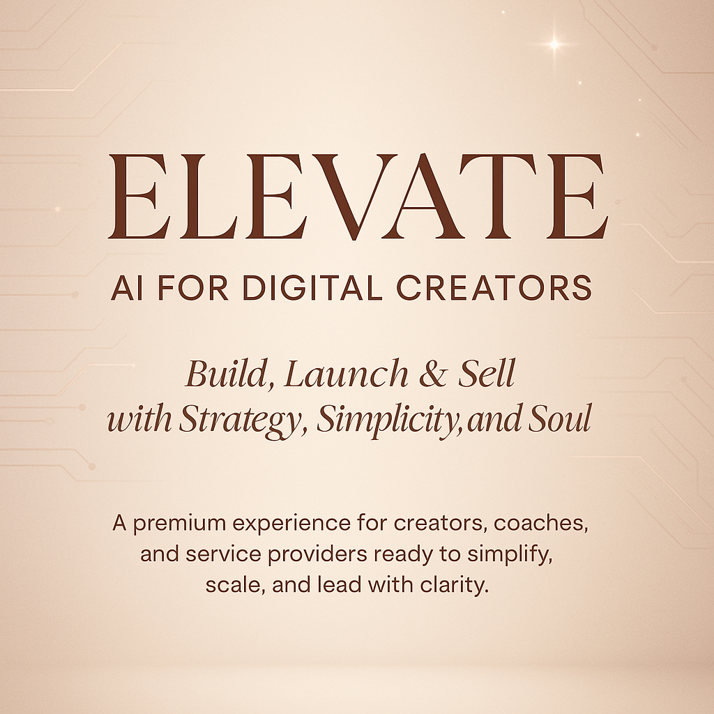 Elevate: AI for Digital Creators